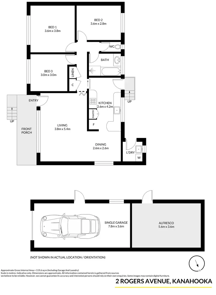 Floorplan of Homely house listing, 2 Rogers Avenue, Kanahooka NSW 2530