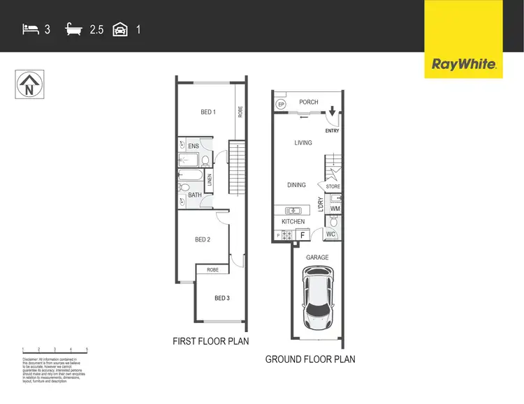 Floorplan of Homely townhouse listing, 109/161 Mortimer Lewis Drive, Greenway ACT 2900