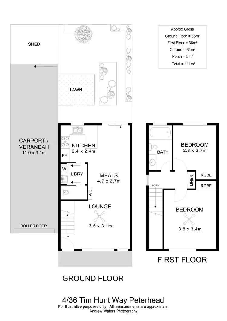 Floorplan of Homely house listing, 4/36 Tim Hunt Way, Peterhead SA 5016