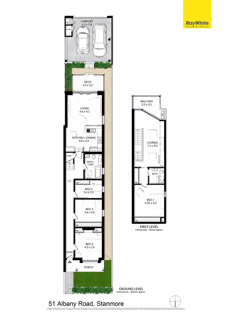 Floorplan of Homely house listing, 51 Albany Road, Stanmore NSW 2048