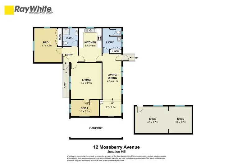 Floorplan of Homely house listing, 12 Mossberry Avenue, Junction Hill NSW 2460