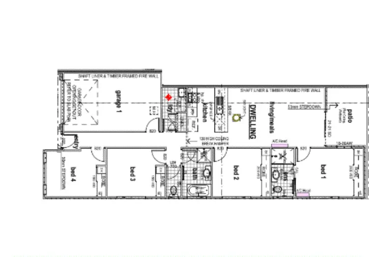 Floorplan of Homely semi-detached listing, 1/17 Pemswood Close, Deebing Heights QLD 4306