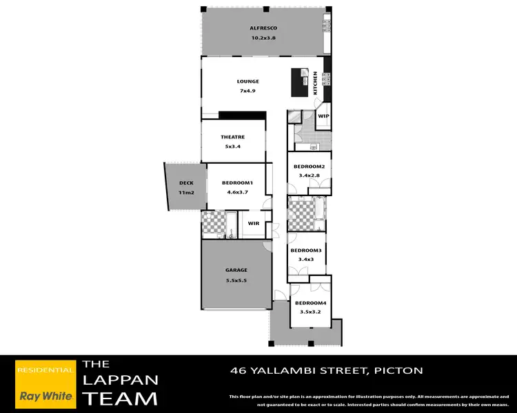 Floorplan of Homely house listing, 46 Yallambi Street, Picton NSW 2571