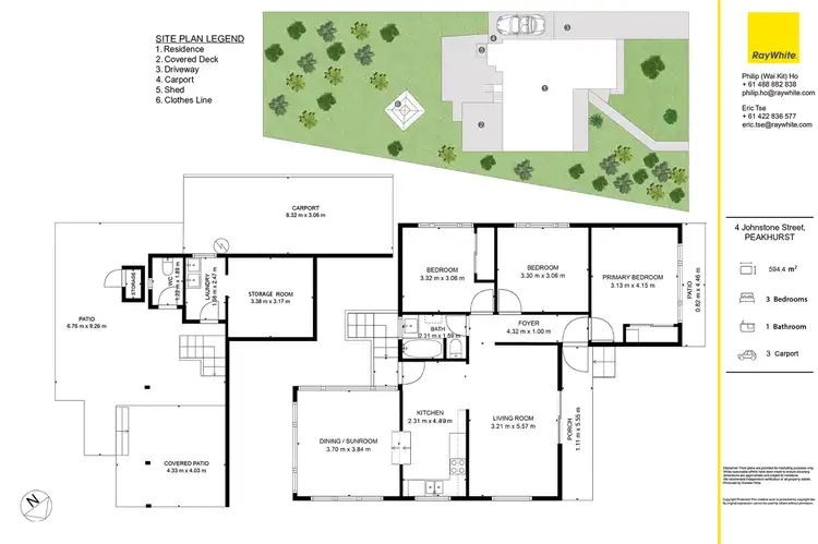 Floorplan of Homely house listing, 4 Johnstone Street, Peakhurst NSW 2210