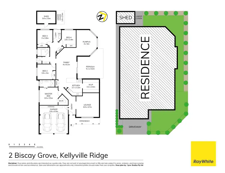 Floorplan of Homely house listing, 2 Biscay Grove, Kellyville Ridge NSW 2155