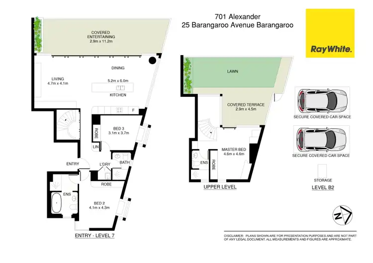 Floorplan of Homely apartment listing, 701/25 Barangaroo Avenue, Barangaroo NSW 2000