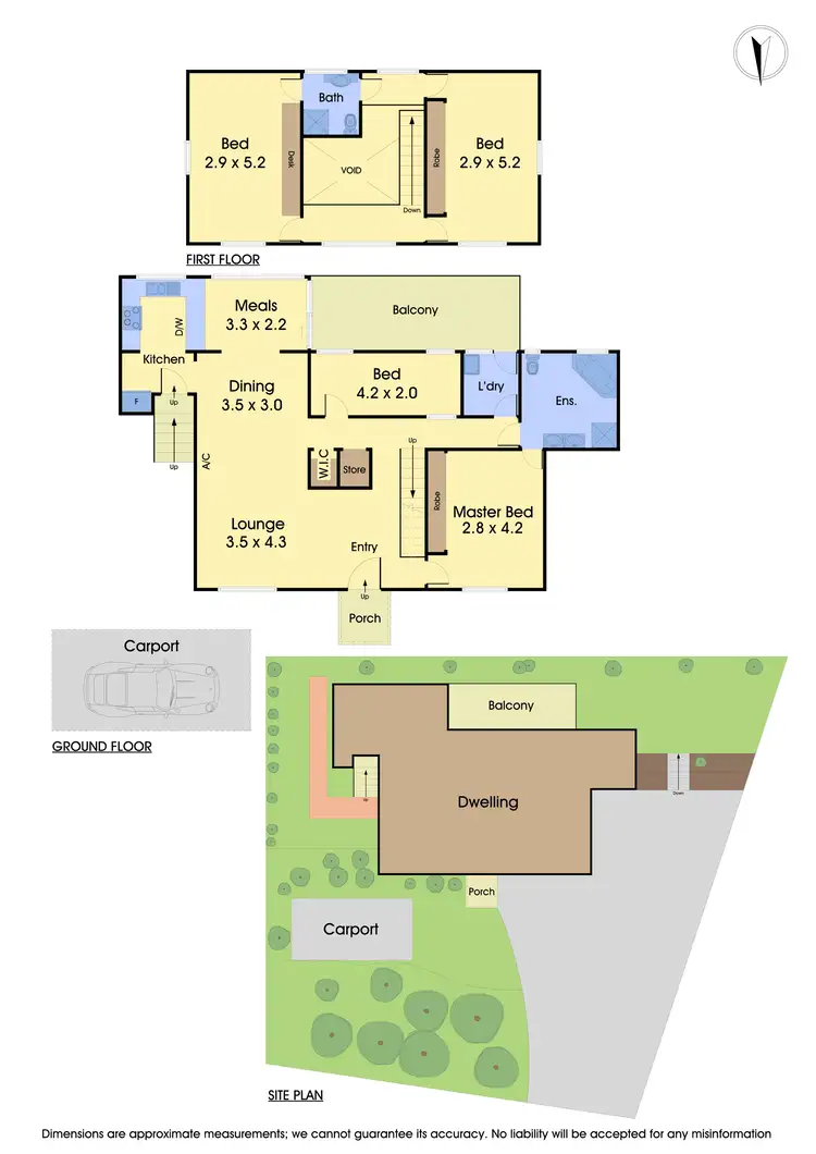 Floorplan of Homely house listing, 28B Oakpark Drive, Chadstone VIC 3148