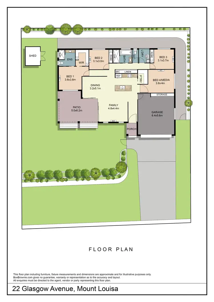 Floorplan of Homely house listing, 22 Glasgow Avenue, Mount Louisa QLD 4814