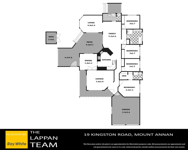 Floorplan of Homely house listing, 19 Kingston Road, Mount Annan NSW 2567