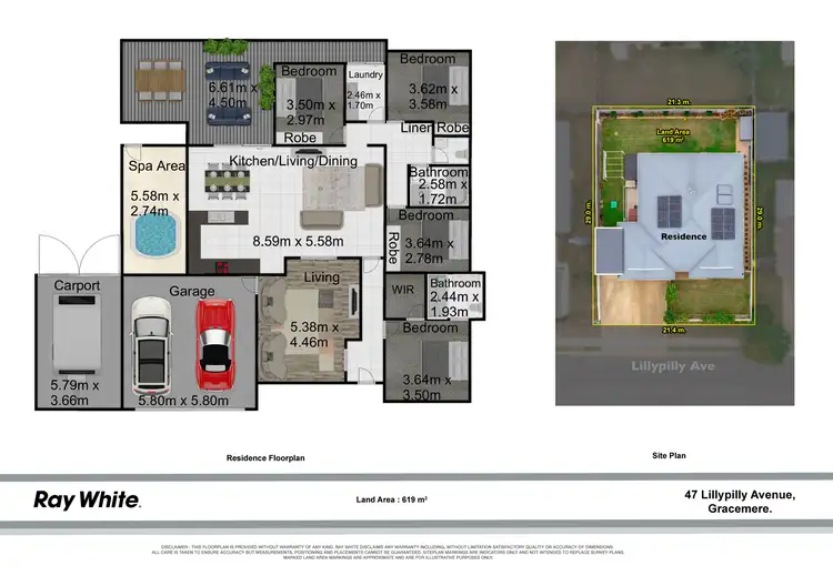 Floorplan of Homely house listing, 47 Lillypilly Avenue, Gracemere QLD 4702