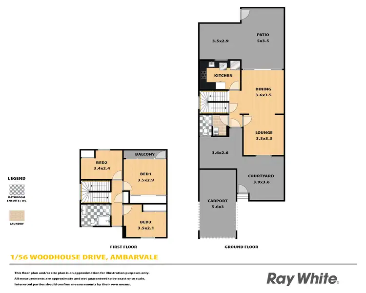 Floorplan of Homely house listing, 1/56 Woodhouse Drive, Ambarvale NSW 2560