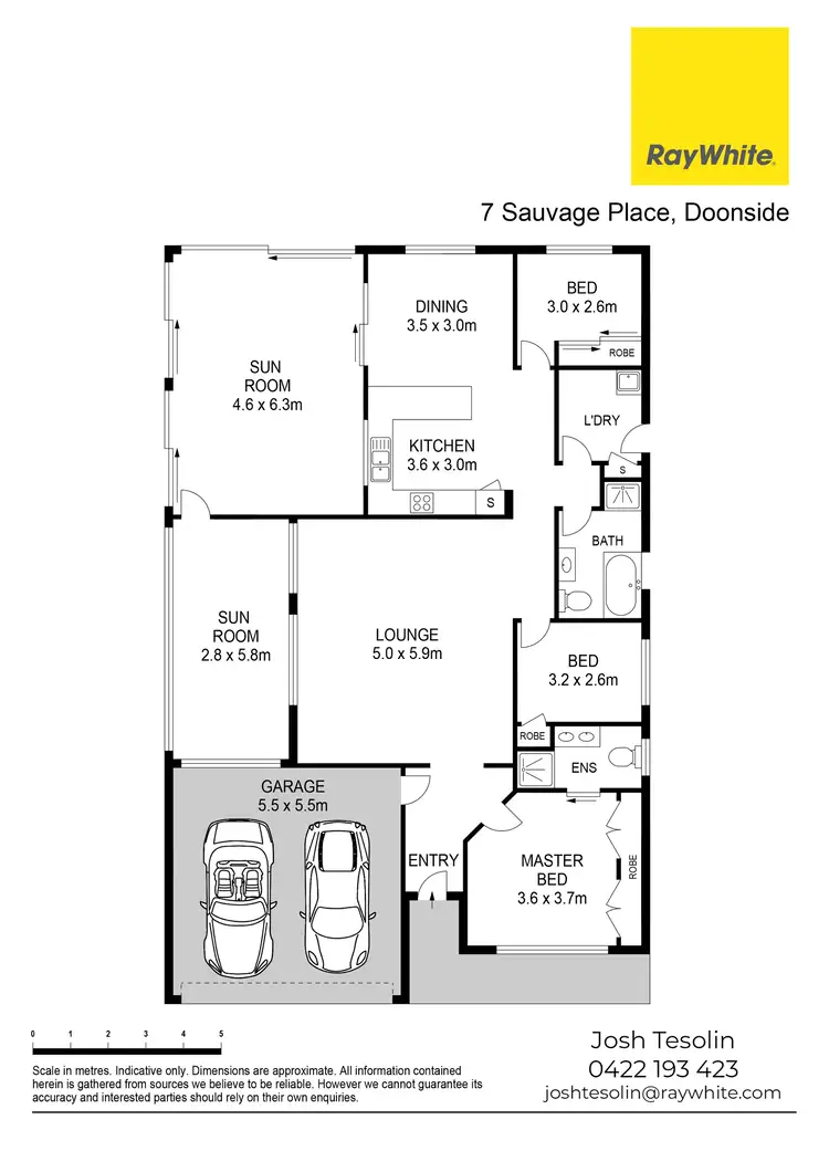 Floorplan of Homely house listing, 7 Sauvage Place, Doonside NSW 2767