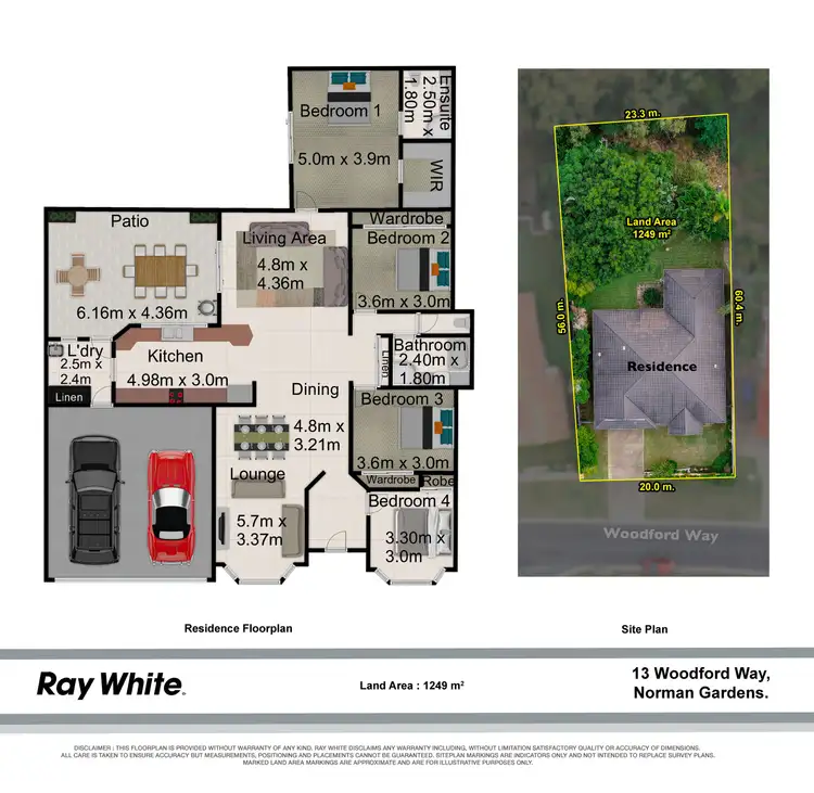 Floorplan of Homely house listing, 13 Woodford Way, Norman Gardens QLD 4701