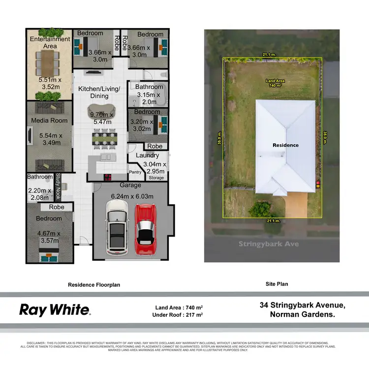 Floorplan of Homely house listing, 34 Stringybark Avenue, Norman Gardens QLD 4701
