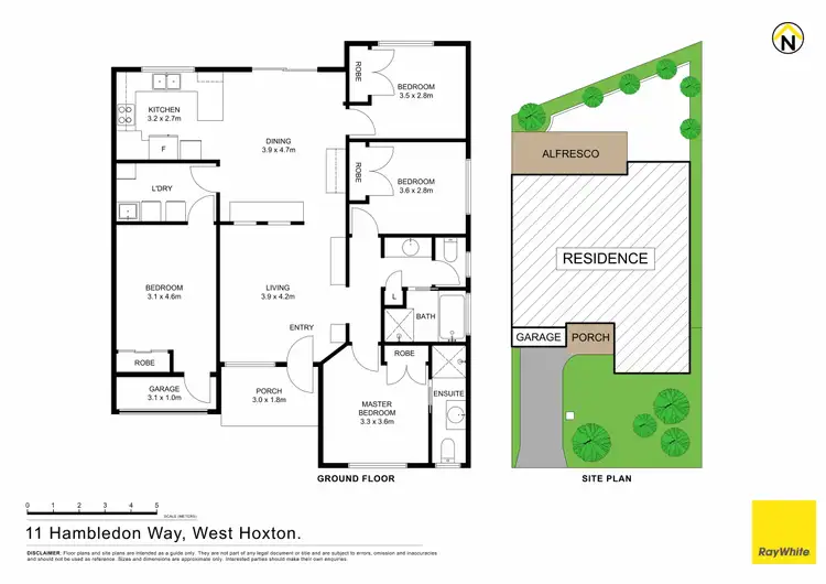 Floorplan of Homely house listing, 11 Hambledon Way, West Hoxton NSW 2171