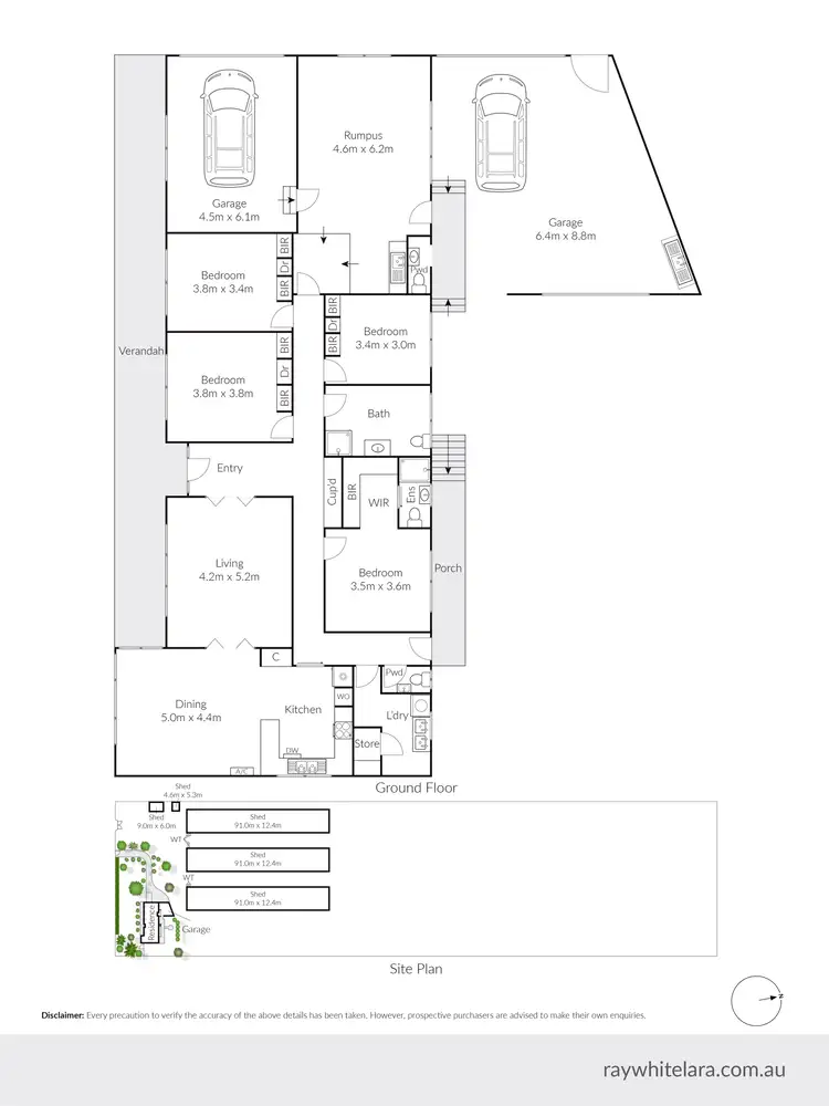 Floorplan of Homely rural property listing, 115 Minyip Road, Lara VIC 3212