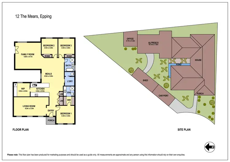 Floorplan of Homely house listing, 12 The Mears, Epping VIC 3076