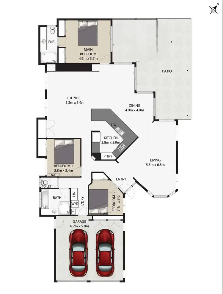 Floorplan of Homely house listing, 22 Frampton Street, Alexandra Hills QLD 4161