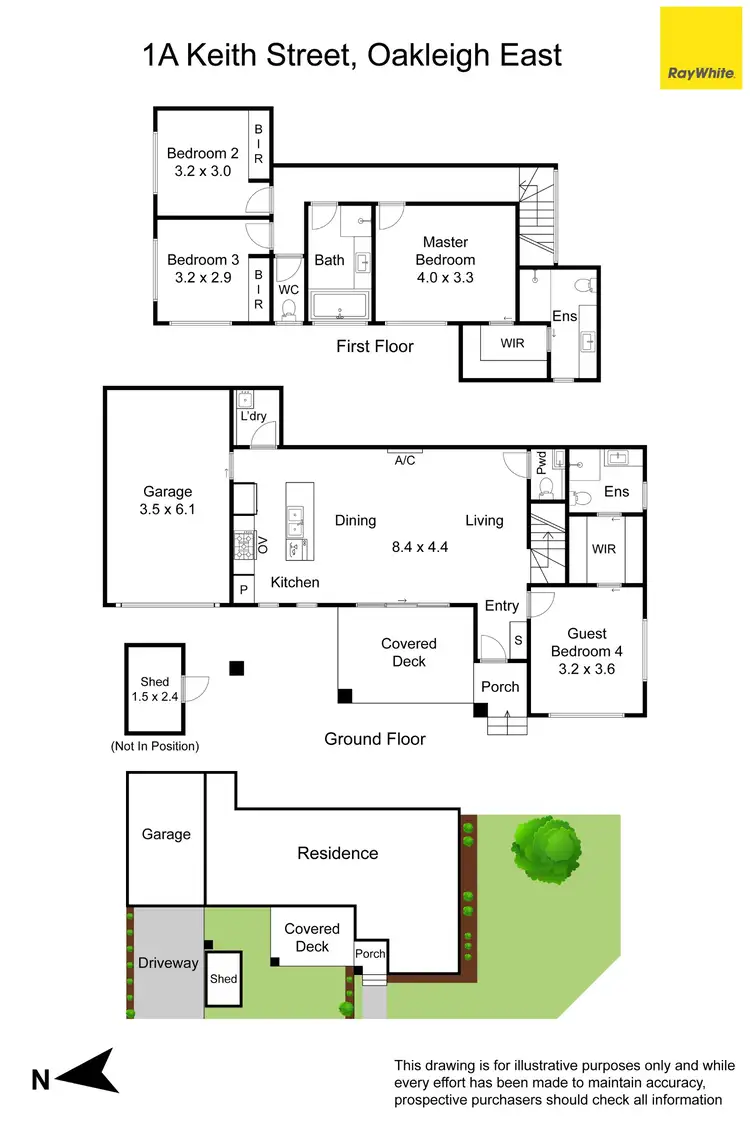 Floorplan of Homely townhouse listing, 1A Keith Street, Oakleigh East VIC 3166