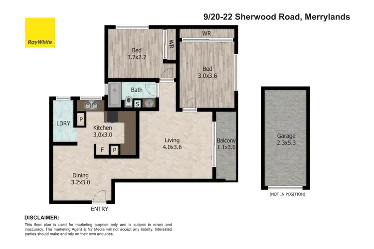 Floorplan of Homely unit listing, 9/20-24 Sherwood Road, Merrylands NSW 2160