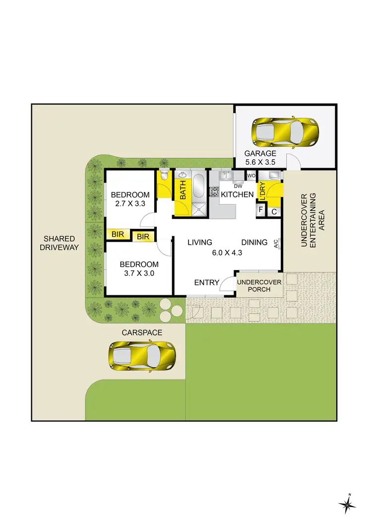 Floorplan of Homely unit listing, 3/30-32 Enfield Drive, St Albans Park VIC 3219