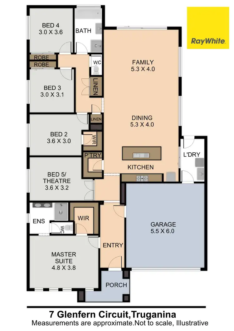 Floorplan of Homely house listing, 7 Glenfern Circuit, Truganina VIC 3029