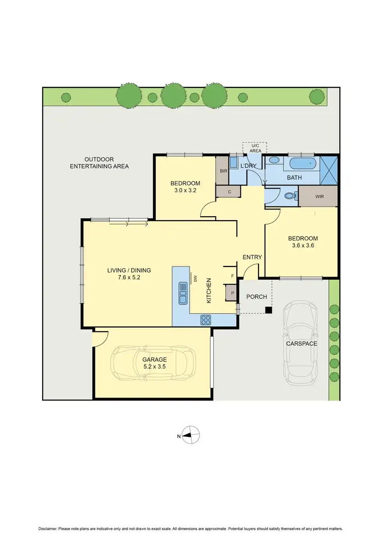 Floorplan of Homely townhouse listing, 3/56 Lahinch Street, Broadmeadows VIC 3047