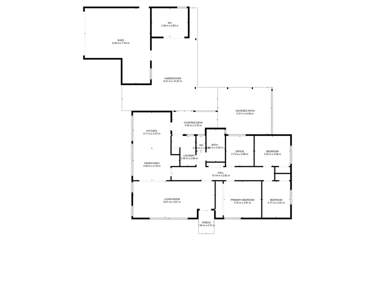 Floorplan of Homely rural property listing, 462 Cottons Road, Muckatah VIC 3644