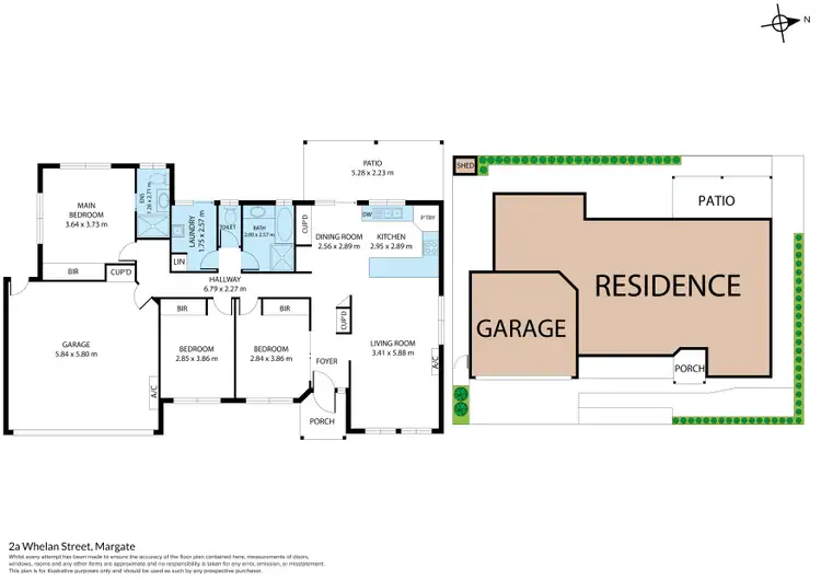 Floorplan of Homely house listing, 2A Whelan Street, Margate QLD 4019