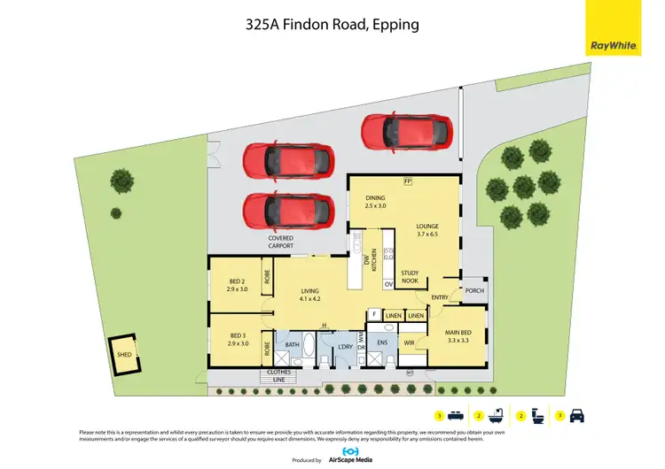 Floorplan of Homely house listing, 325A Findon Road, Epping VIC 3076