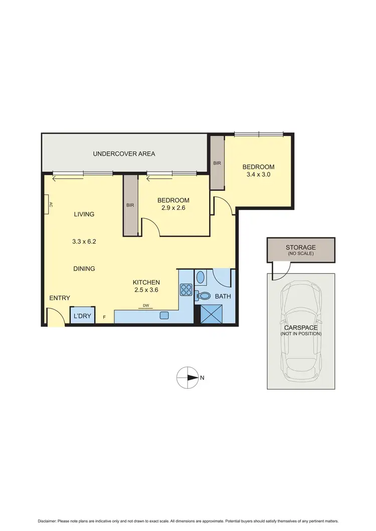 Floorplan of Homely apartment listing, 113/24 Leake Street, Essendon VIC 3040