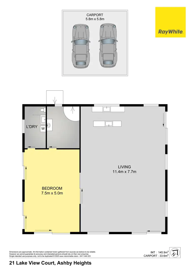 Floorplan of Homely house listing, 21 Lake View Court, Ashby Heights NSW 2463