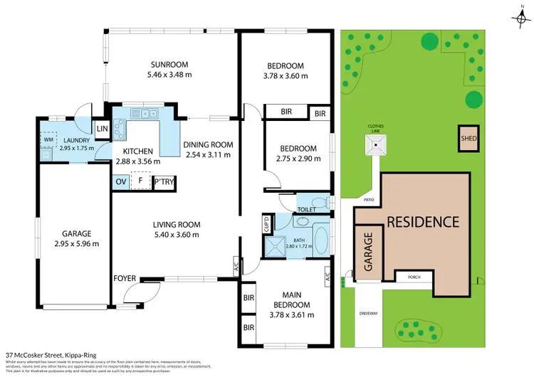 Floorplan of Homely house listing, 37 Mccosker Street, Kippa-Ring QLD 4021