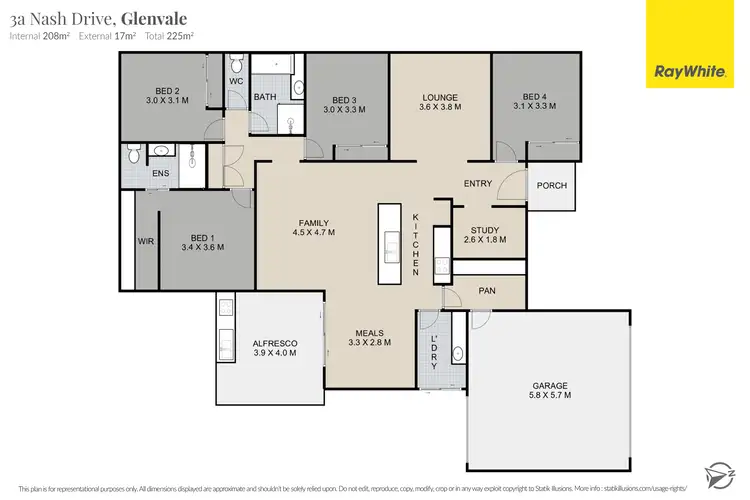 Floorplan of Homely house listing, 3A Nash Drive, Glenvale QLD 4350