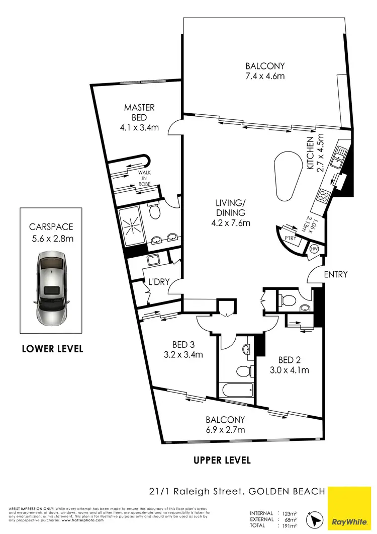 Floorplan of Homely unit listing, Unit 21/1 Raleigh Street, Golden Beach QLD 4551