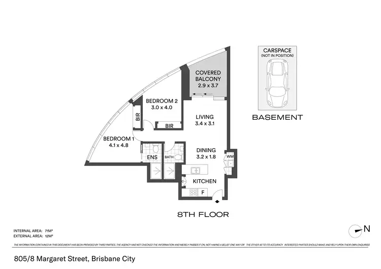Floorplan of Homely apartment listing, Address available on request