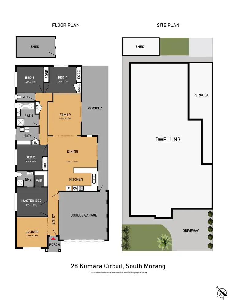 Floorplan of Homely house listing, 28 Kumara Circuit, South Morang VIC 3752