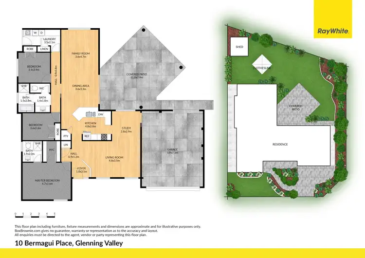 Floorplan of Homely house listing, 10 Bermagui Place, Glenning Valley NSW 2261