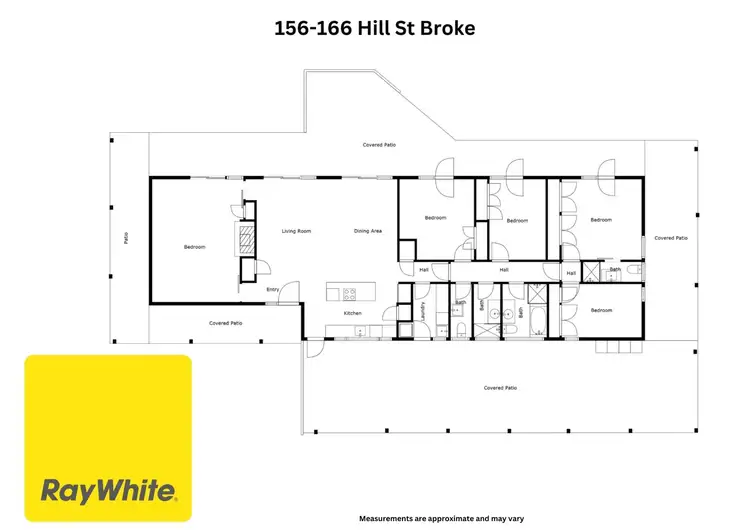 Floorplan of Homely rural property listing, 158-166 Hill Street, Broke NSW 2330
