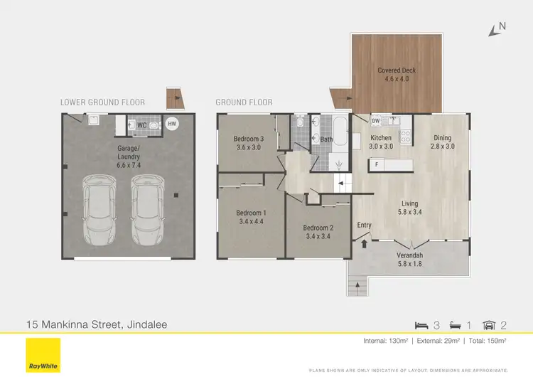 Floorplan of Homely house listing, 15 Mankinna Street, Jindalee QLD 4074