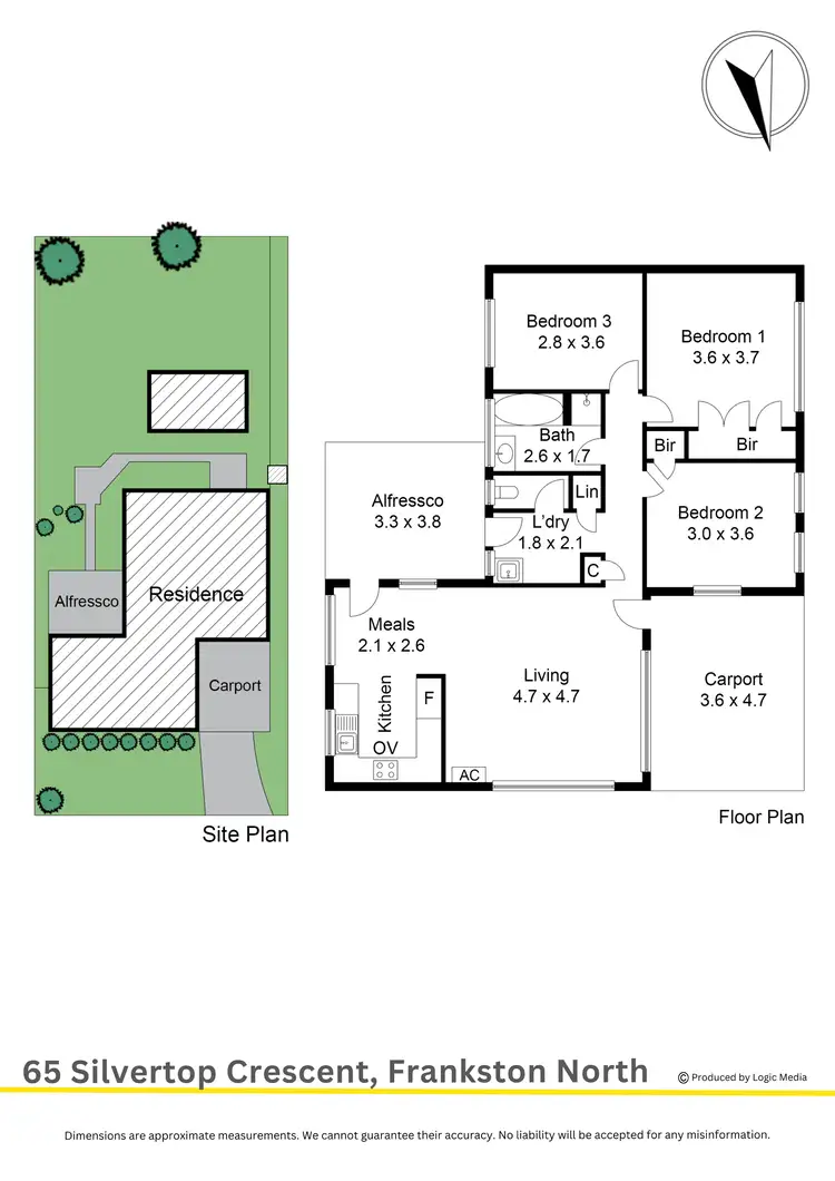 Floorplan of Homely house listing, 65 Silvertop Crescent, Frankston North VIC 3200