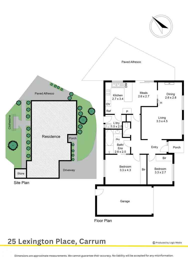 Floorplan of Homely unit listing, 25 Lexington Place, Carrum VIC 3197
