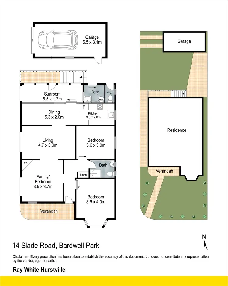 Floorplan of Homely house listing, 14 Slade Road, Bardwell Park NSW 2207