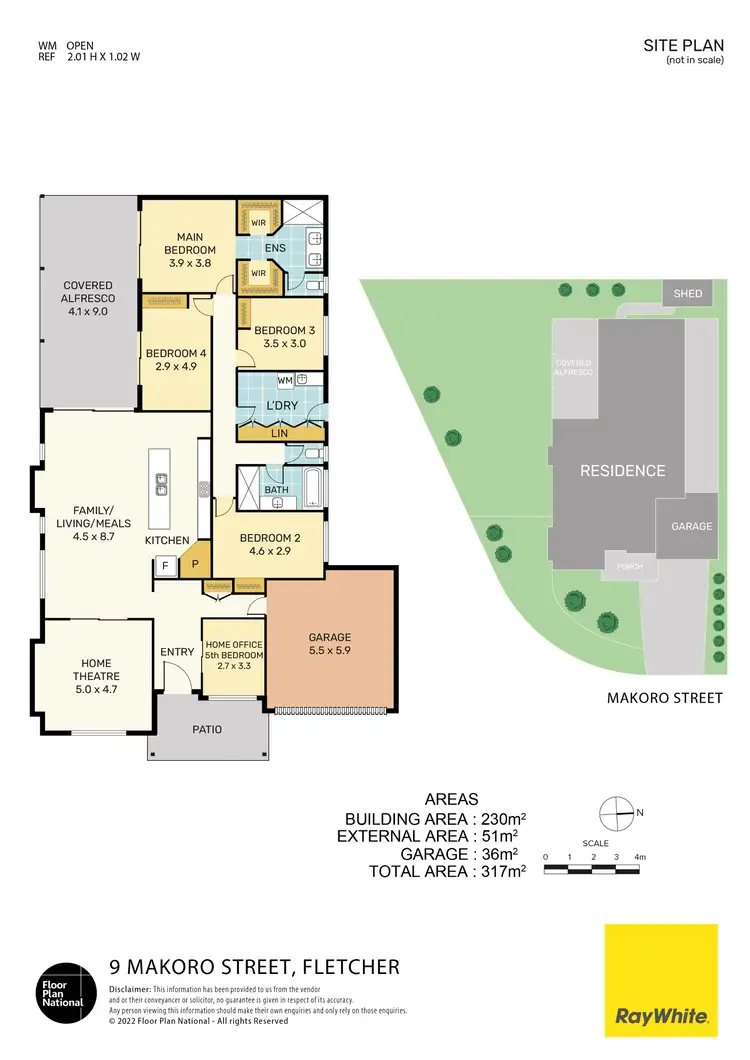 Floorplan of Homely house listing, 9 Makoro Street, Fletcher NSW 2287