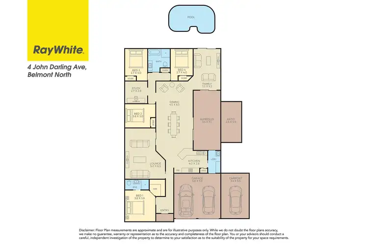 Floorplan of Homely house listing, 4 John Darling Avenue, Belmont North NSW 2280