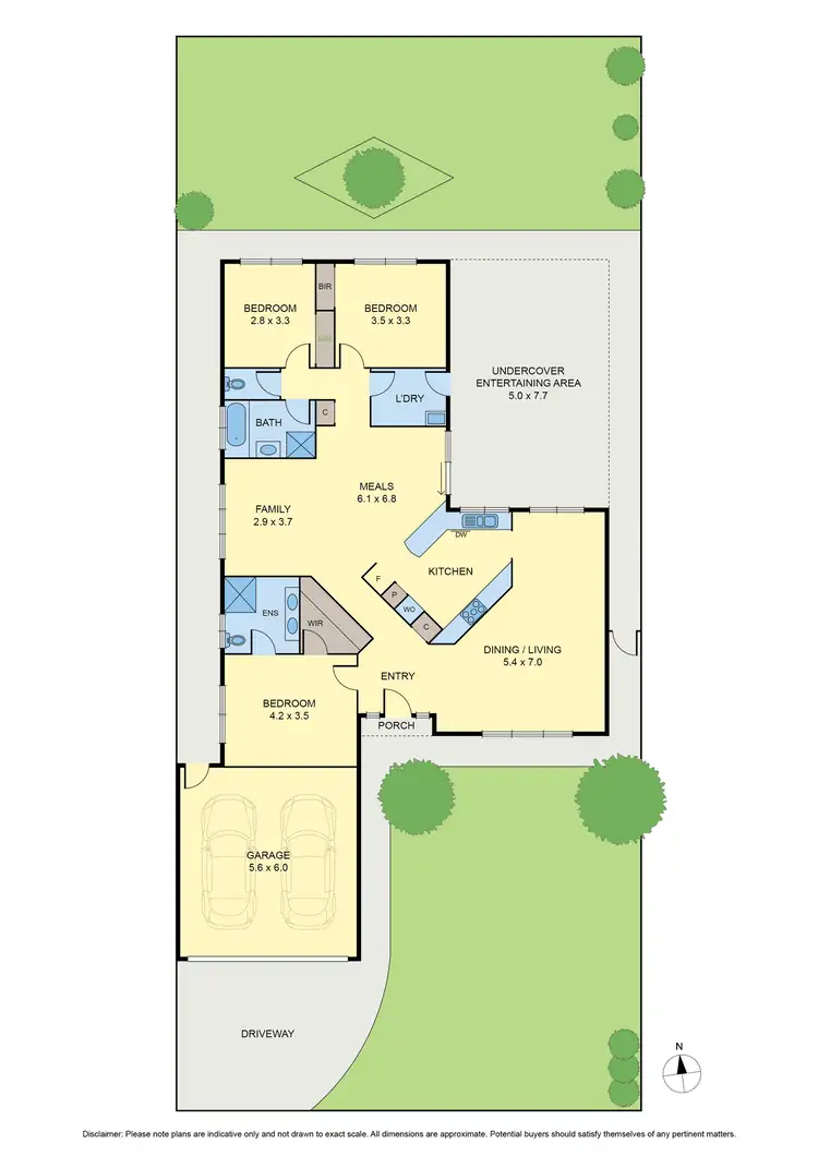 Floorplan of Homely house listing, 61 Academy Drive, Broadmeadows VIC 3047