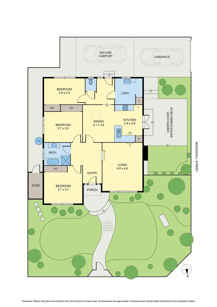 Floorplan of Homely house listing, 17 Basil Street, Fawkner VIC 3060