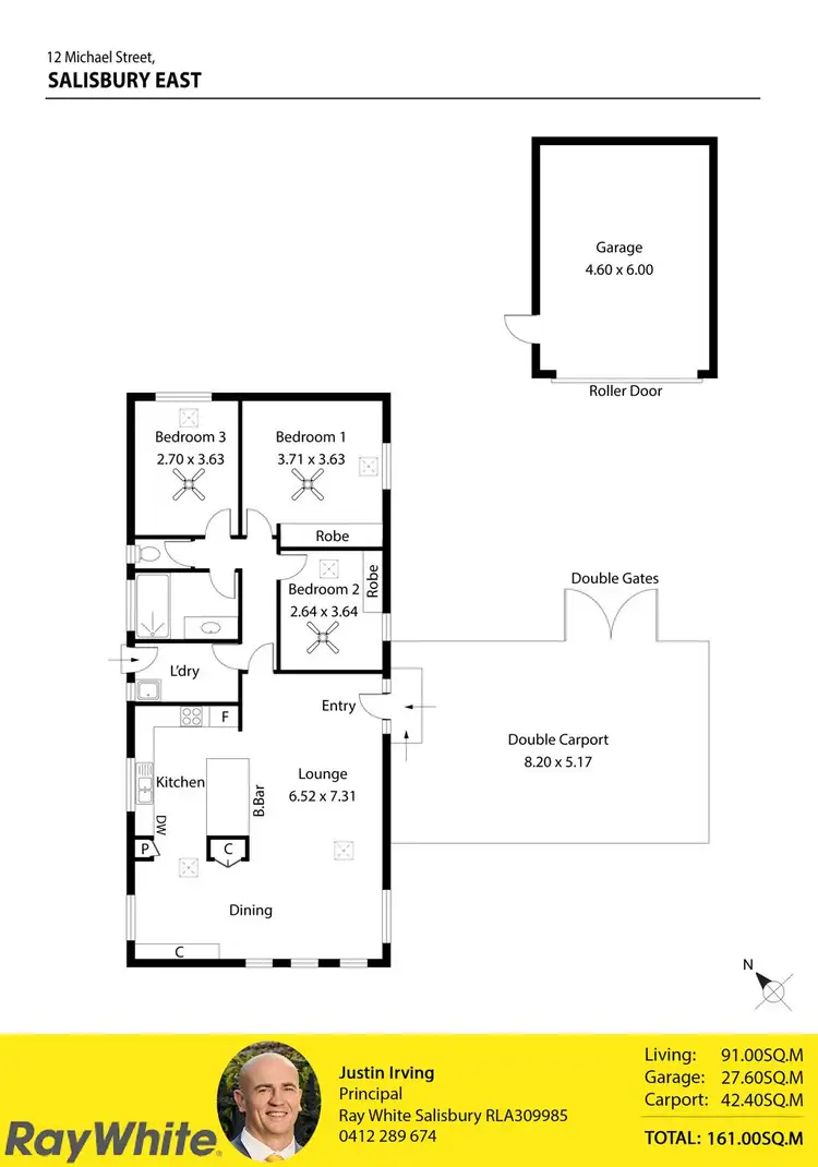 Floorplan of Homely house listing, 12 Michael Street, Salisbury East SA 5109