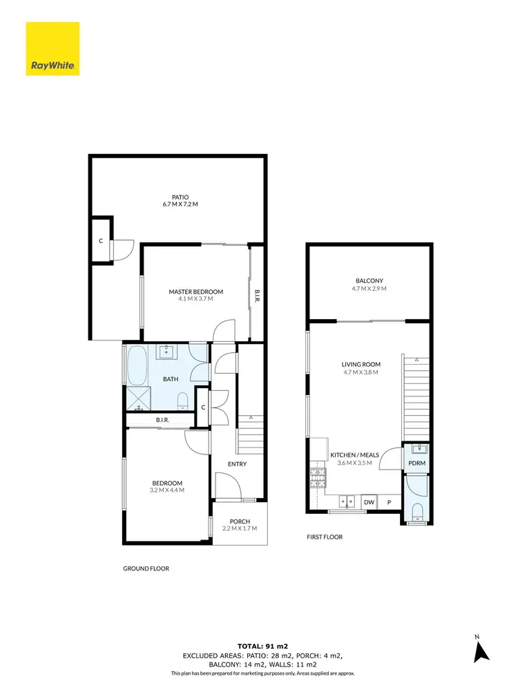 Floorplan of Homely other listing, 3/132 Middle Street, Hadfield VIC 3046