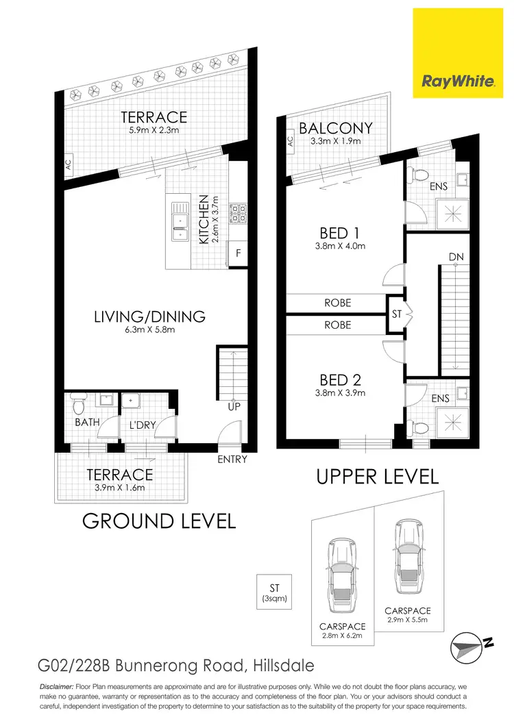 Floorplan of Homely apartment listing, G02/228B Bunnerong Road, Hillsdale NSW 2036